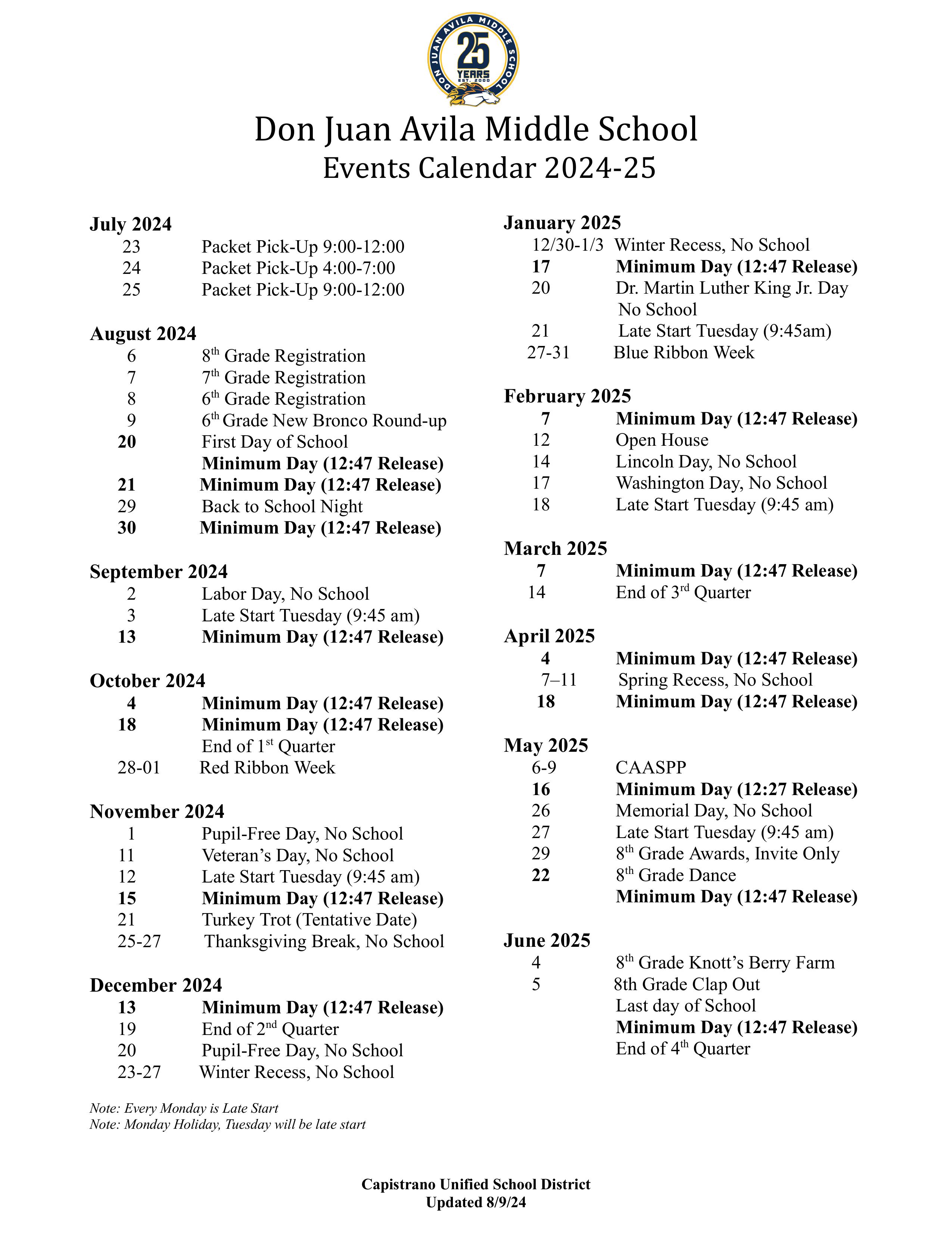 Calendar