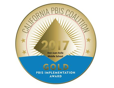 PBIS gold award 2017